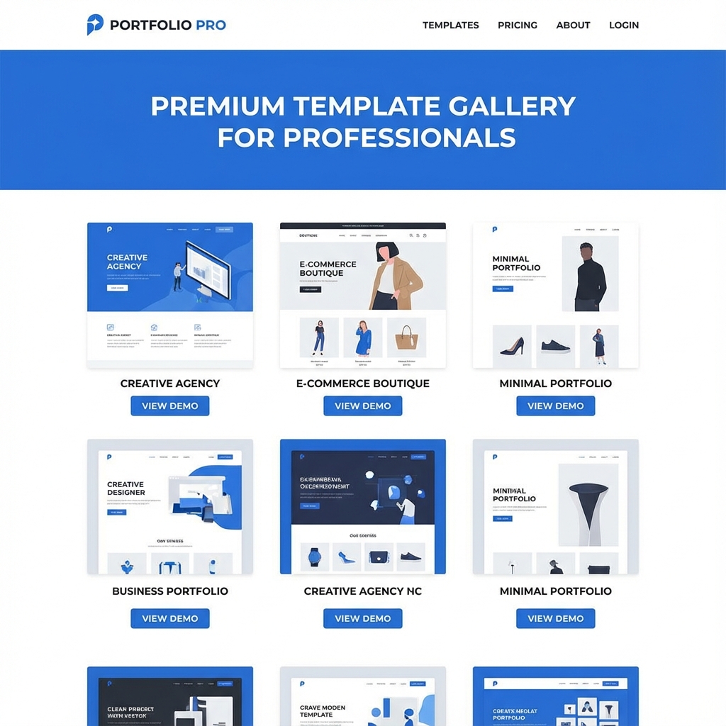 Aperçu Portfolio Pro